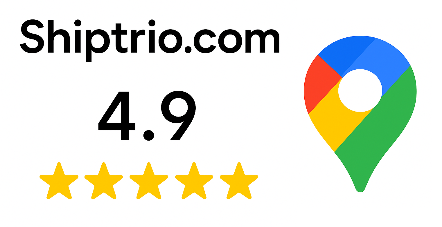 Shiptrio hodnocení Google 4.9